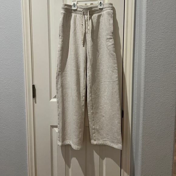 Aritzia Pants - aritzia cozy fleece banded wide leg sweatpants